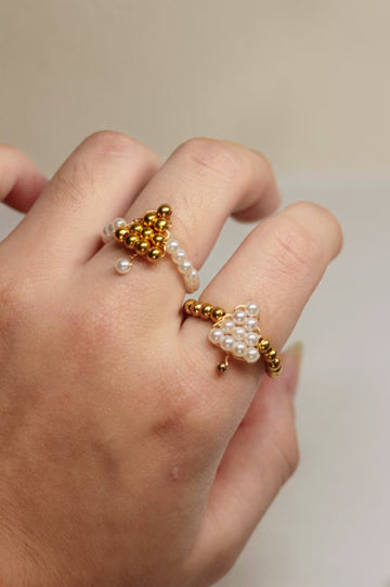 Christmas Tree Ring crystal